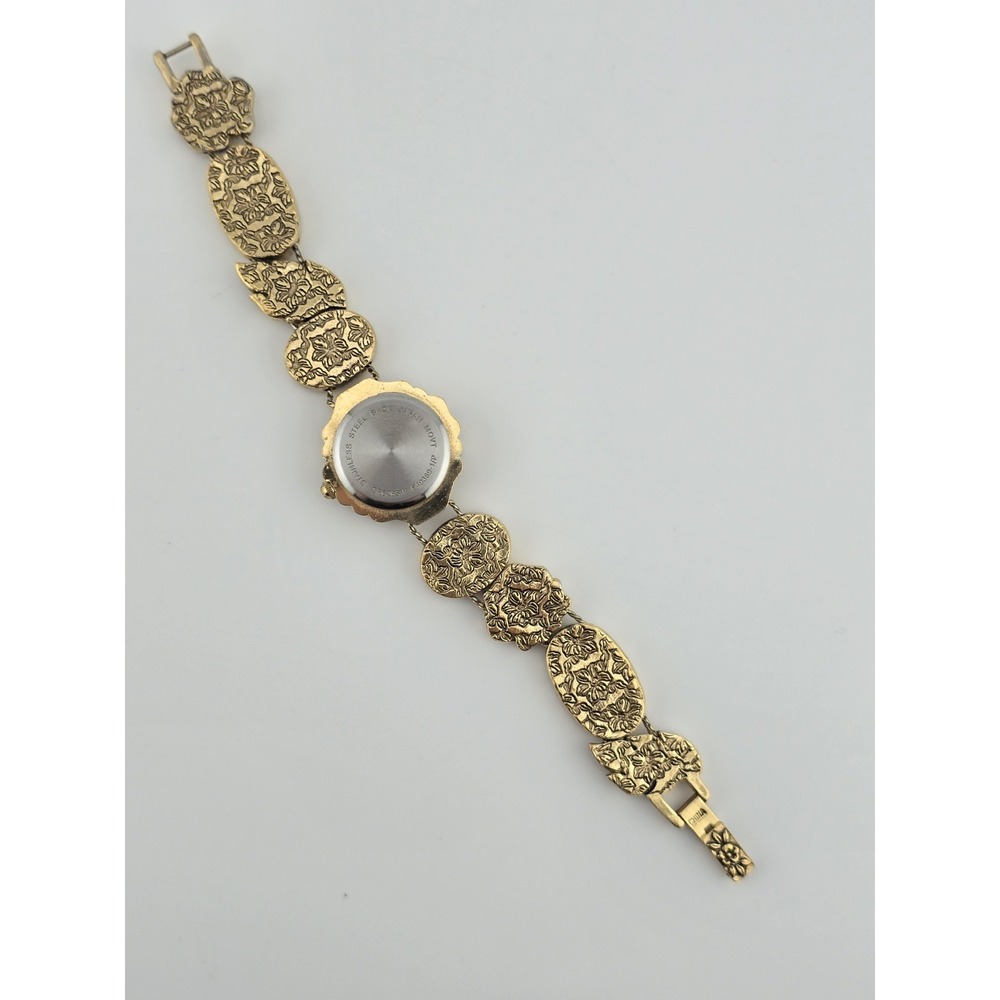 Vintage Slider Charm Working Watch - Cherub Victorian Revival AB Rhinestone - Picture 4 of 13